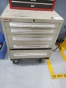 Lyon (5) Drawer Small Parts Storage Cabinet With Casters