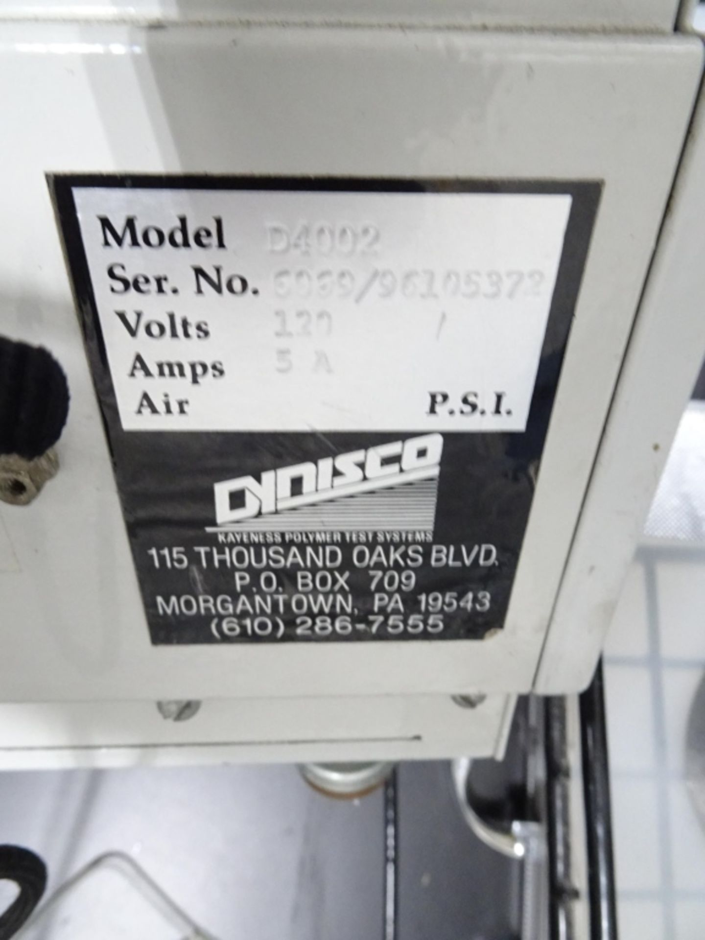 Kayness Model LMI-4000 Series Melt Indexer - Image 3 of 6