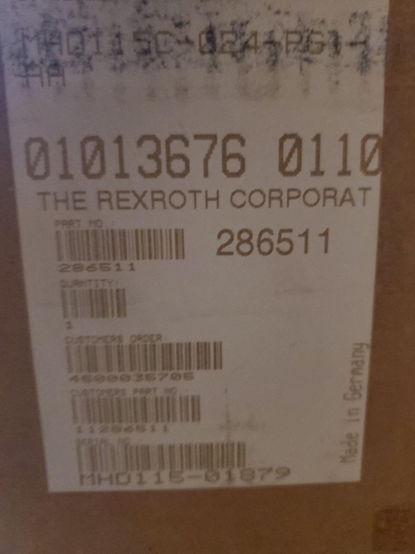Rexroth Model 286511 Servo Motor Unused In Box - Image 4 of 4
