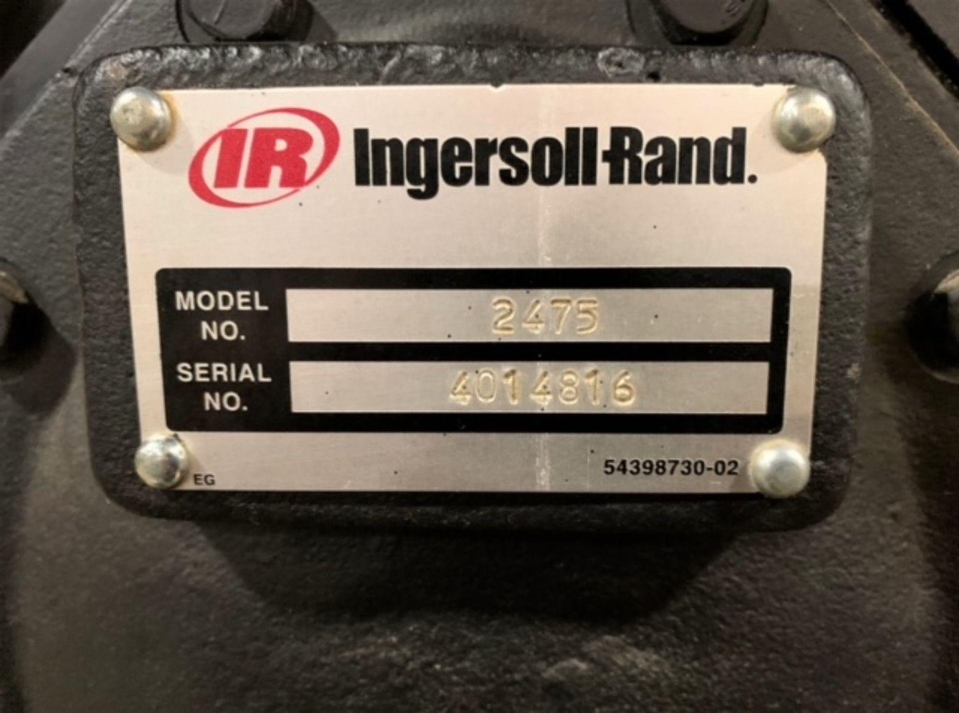 Ingersoll Rand Mdl. 2475N7.5 PSG Reciprocating 2-Stage Air Compressor, 7.5 HP - Image 8 of 10