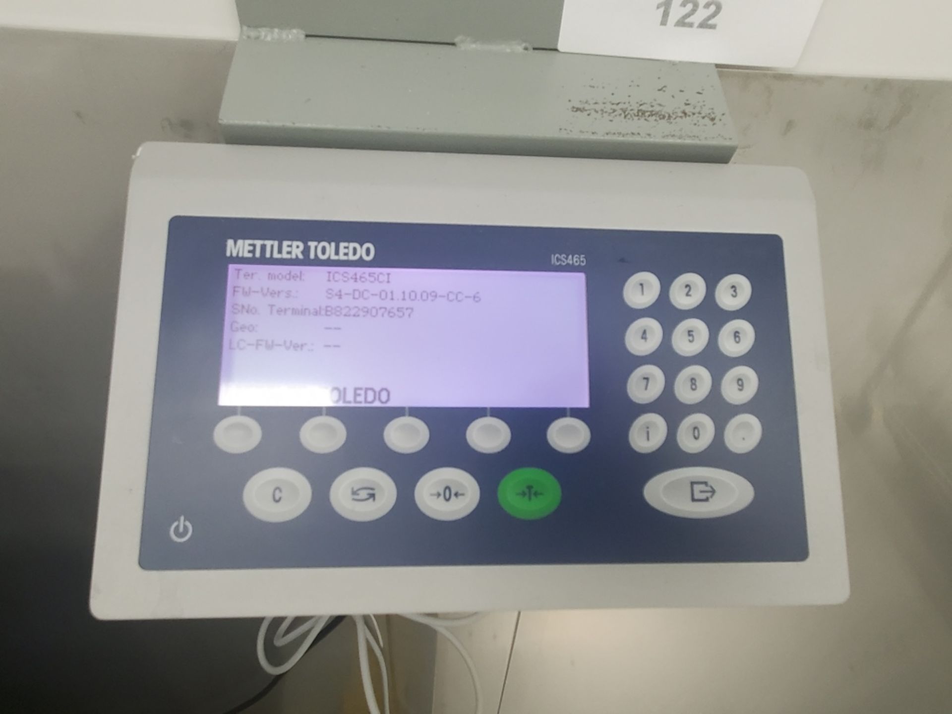 Mettler Toledo Platform Scale With ICS465 Digital Readout - Image 3 of 3