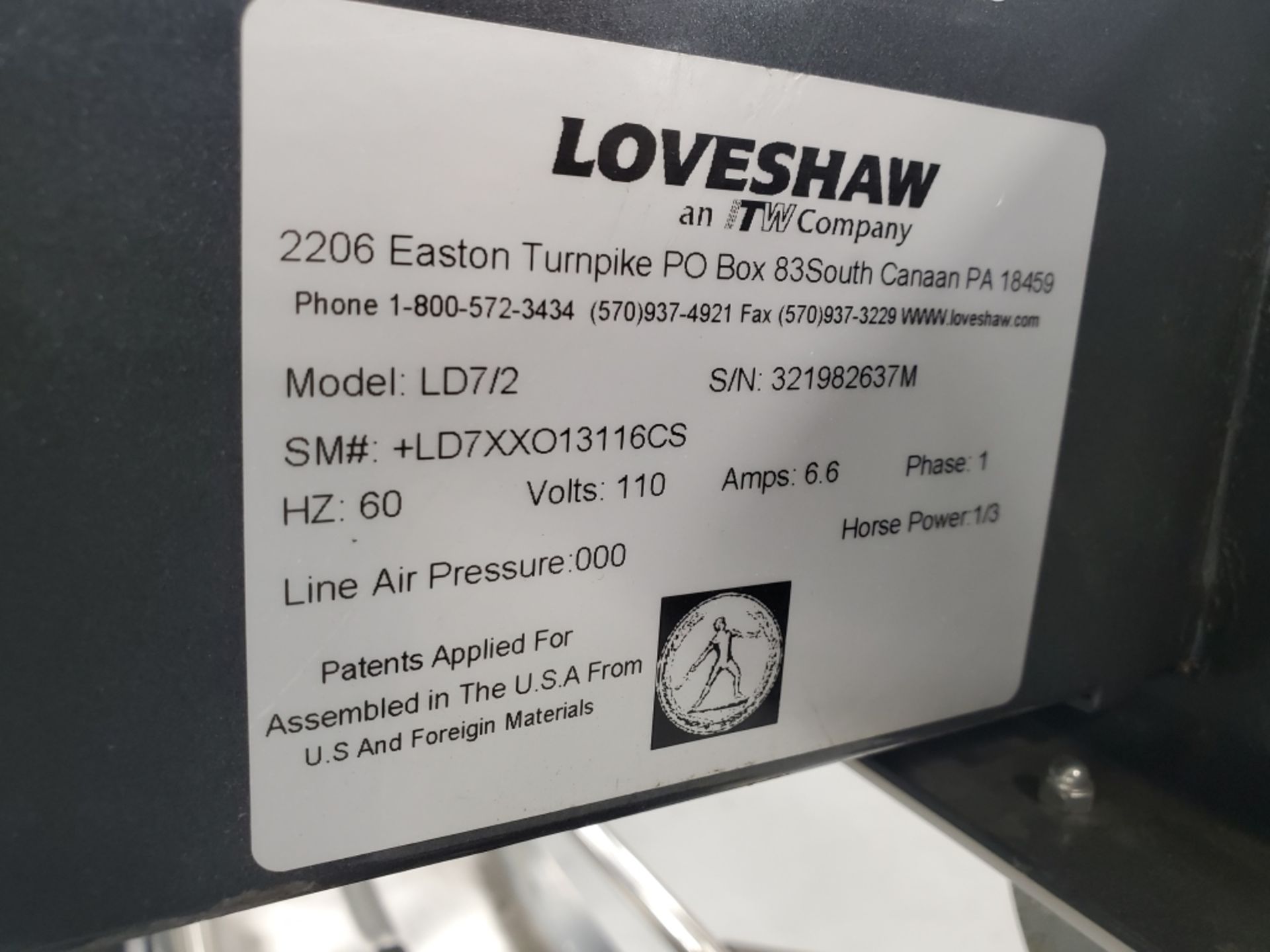 Loveshaw Little David Model LD7/2 Box Taper - Image 2 of 2