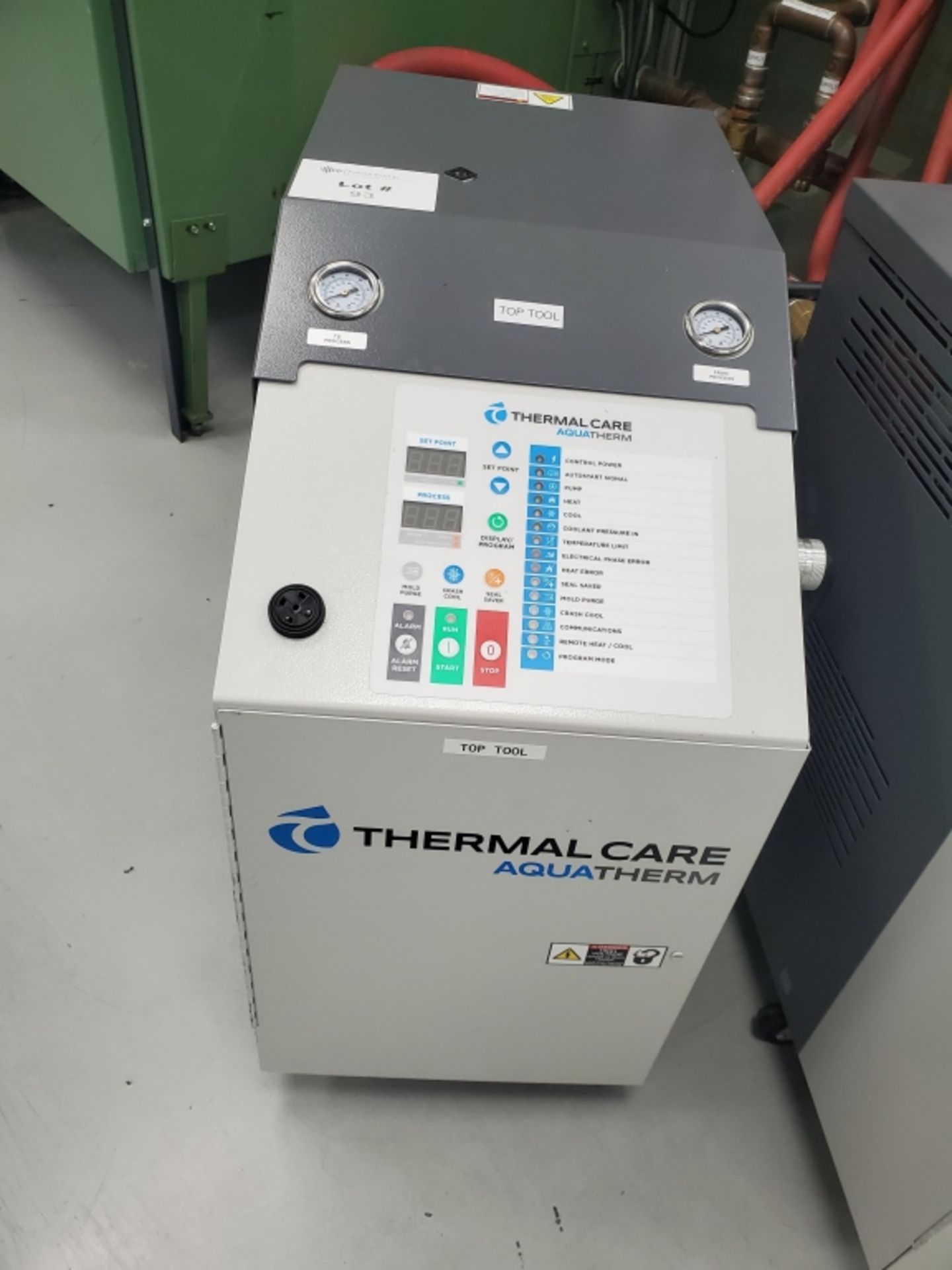 Thermalcare Aqua Therm Model RQE0908 Chiller Unit, Heat Transfer Fluid: Water 460V, 3ph, 60Hz