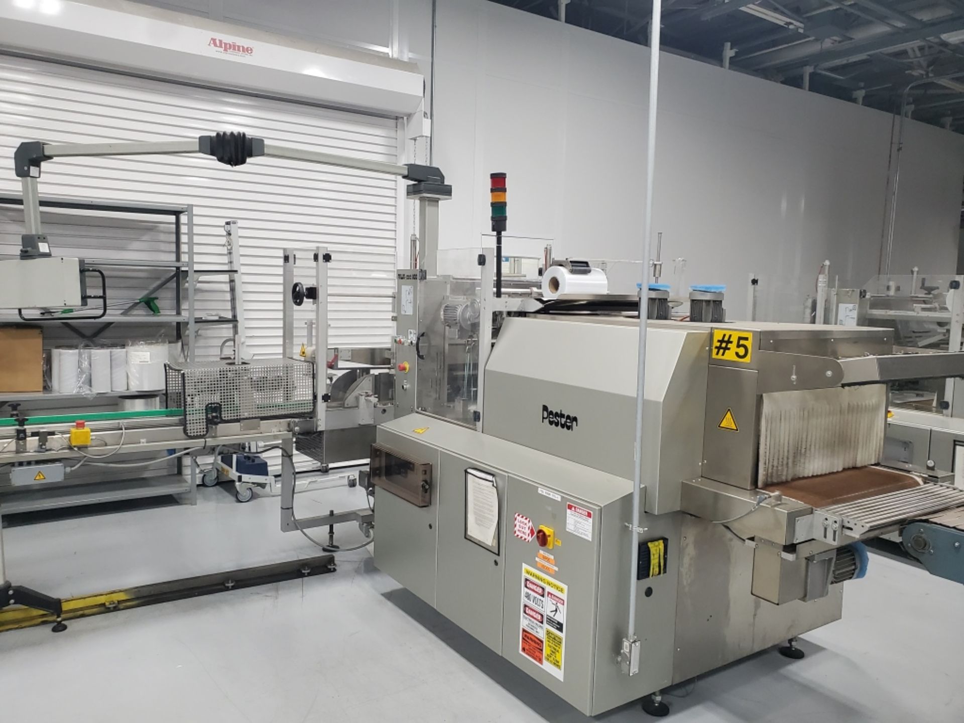 Pester PEWO-PACK 800 Bundling / Multipack Shrink Wrap Packaging Line sn 10183B 480V, 3ph, 60Hz