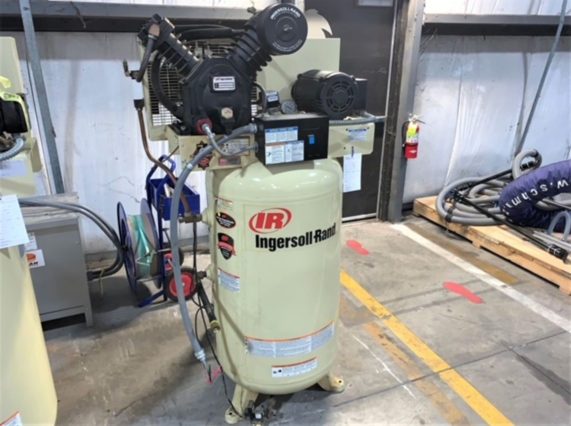 Ingersoll Rand Mdl. 2475N7.5 PSG Reciprocating 2-Stage Air Compressor, 7.5 HP - Image 2 of 10