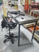 Adjustable Height Lab Chair and Bench