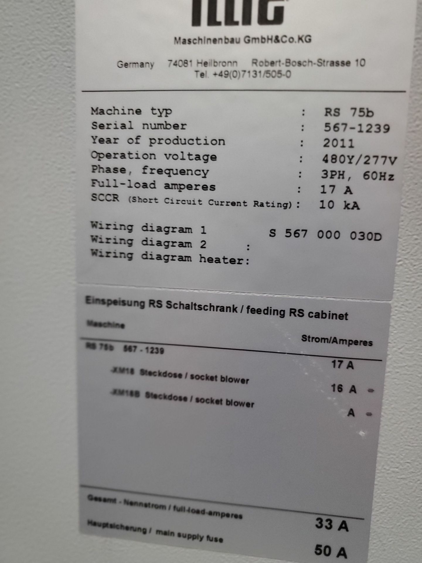 1994 Illig Model RDM70K Thermoformer Line #2 - Image 38 of 44