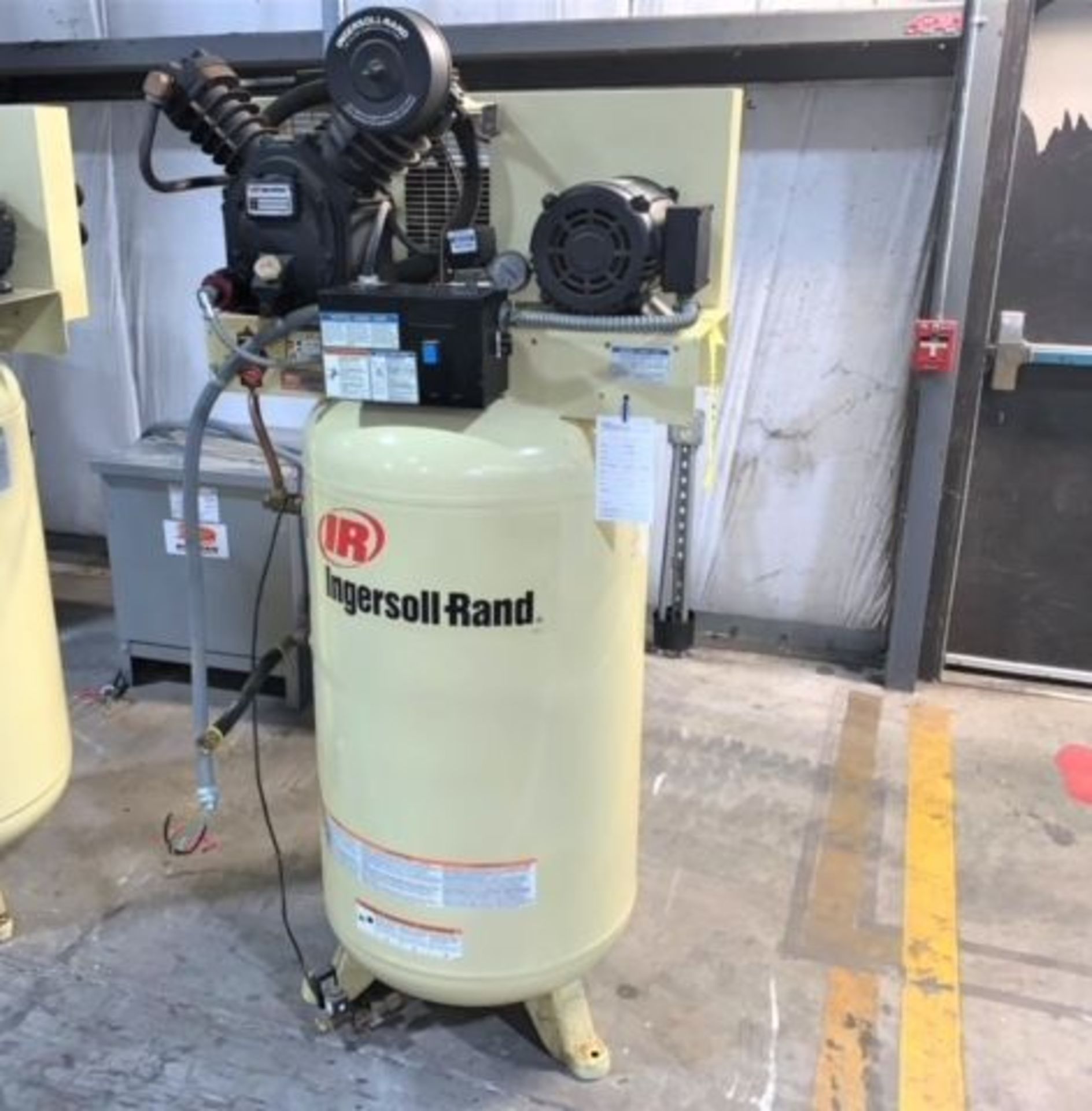 Ingersoll Rand Mdl. 2475N7.5 PSG Reciprocating 2-Stage Air Compressor, 7.5 HP