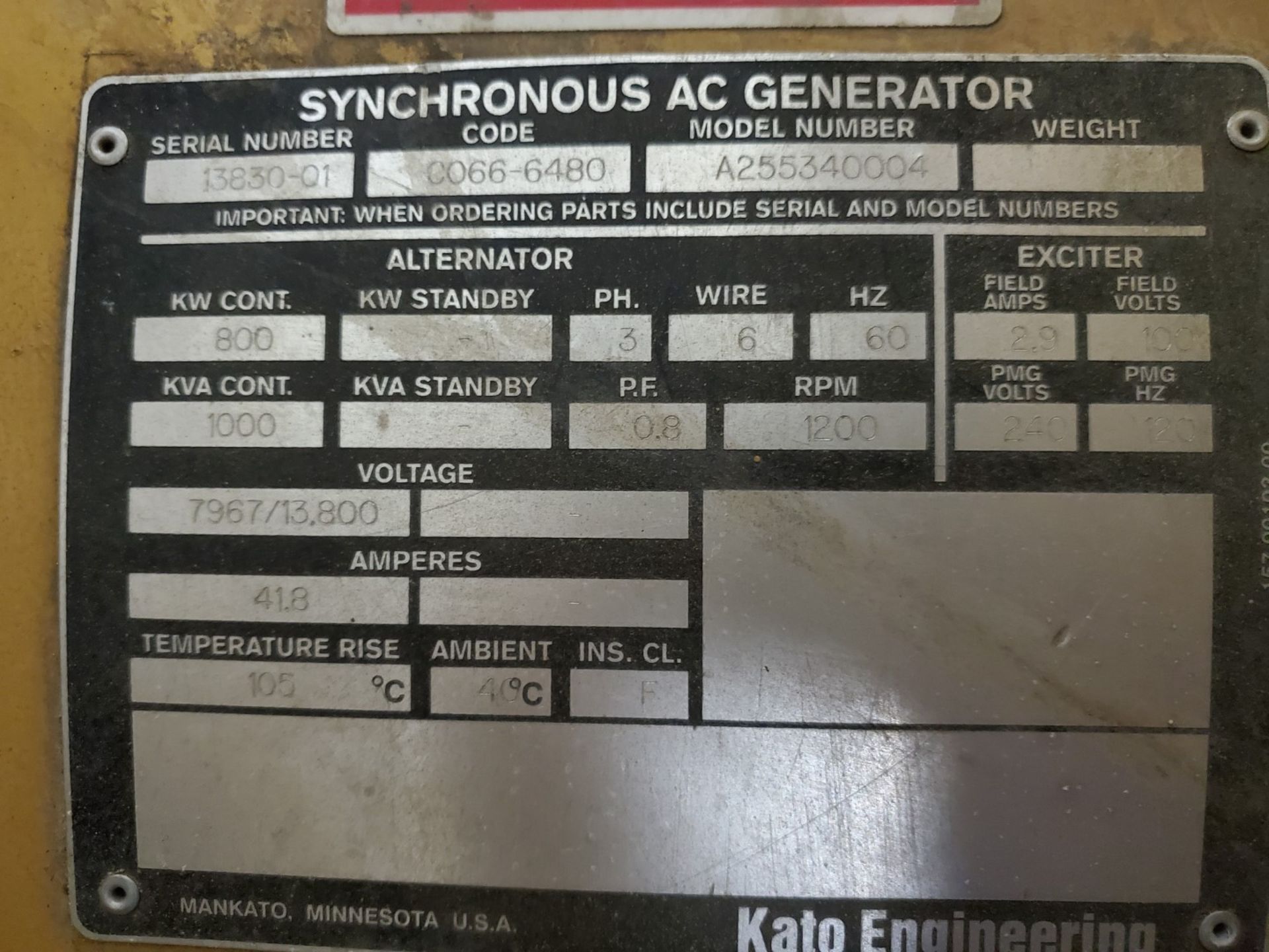 800kW Caterpillar Generator - Gas Genset - Image 3 of 16