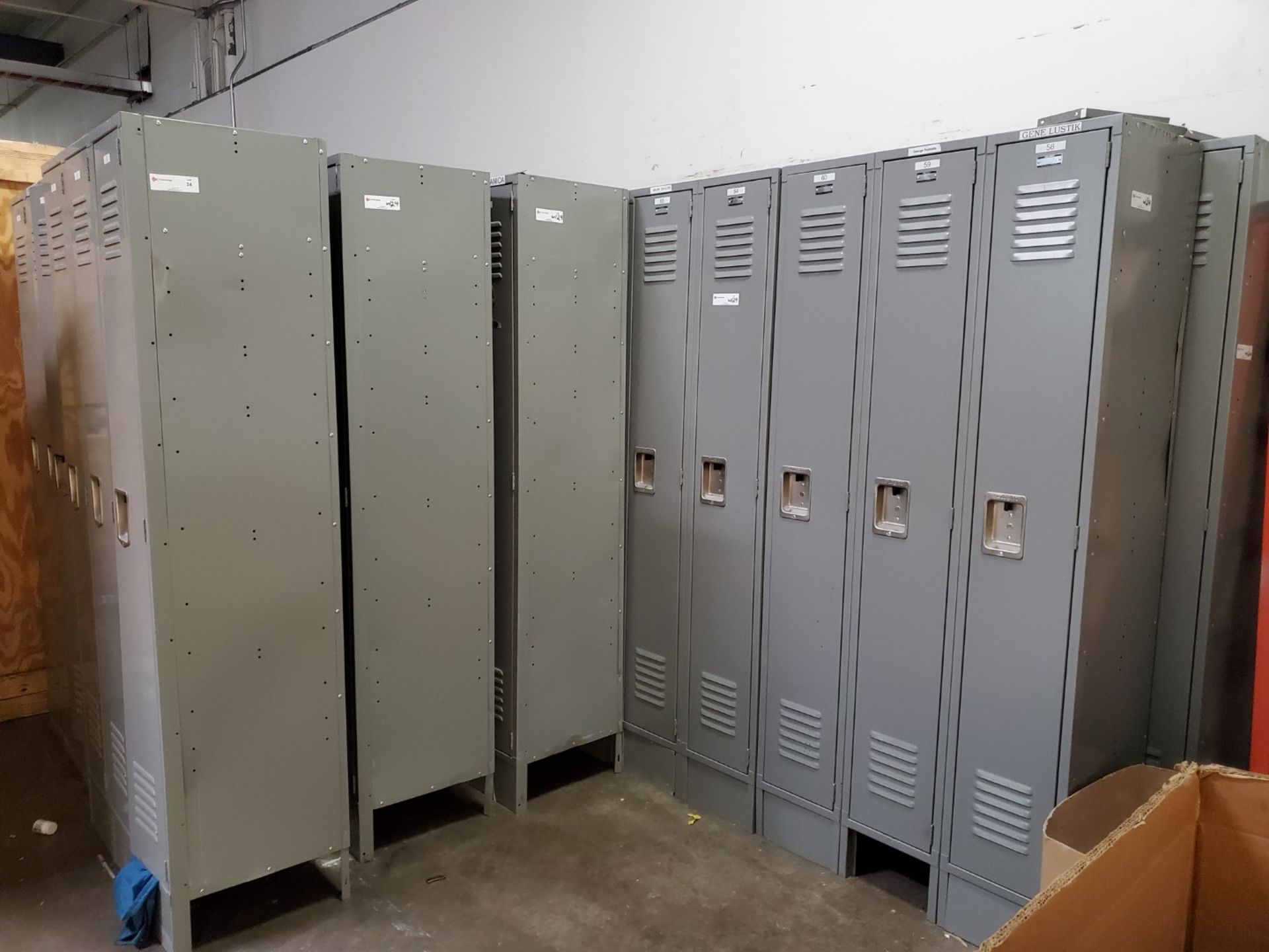 Lot of (30) Lockers