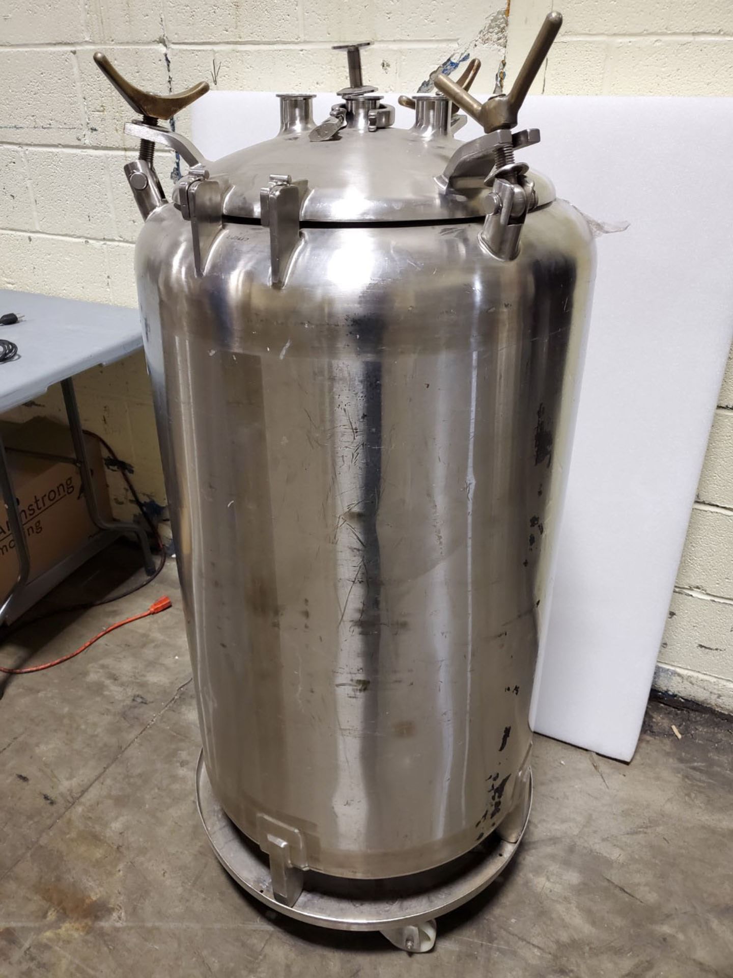 Letsch stainless steel pressure vessel 316L S/S - Image 3 of 6