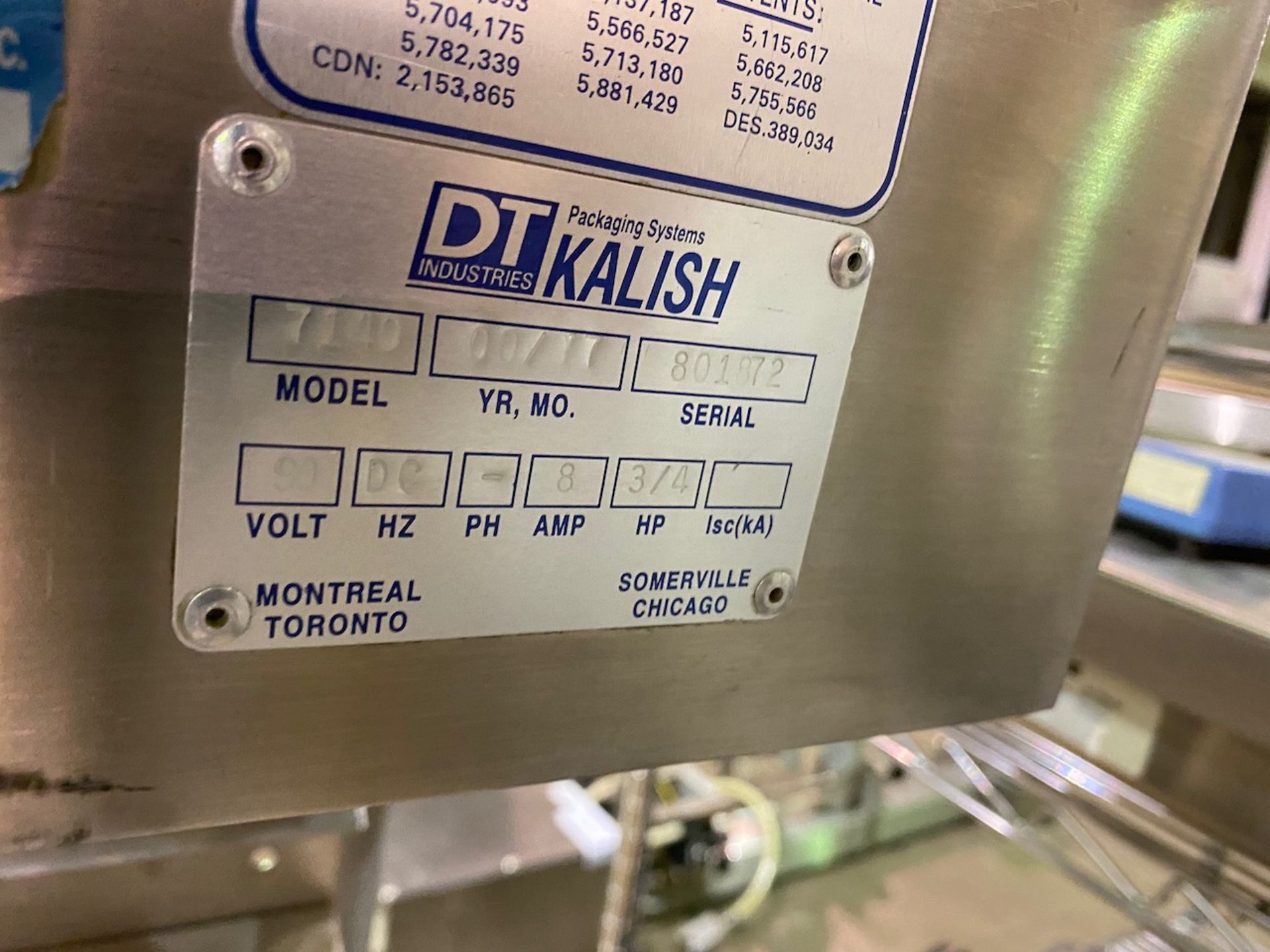 DT Industries Kalish PharmaVeyor Model 7140 14.4' x 4.5" Conveyor - Image 6 of 6