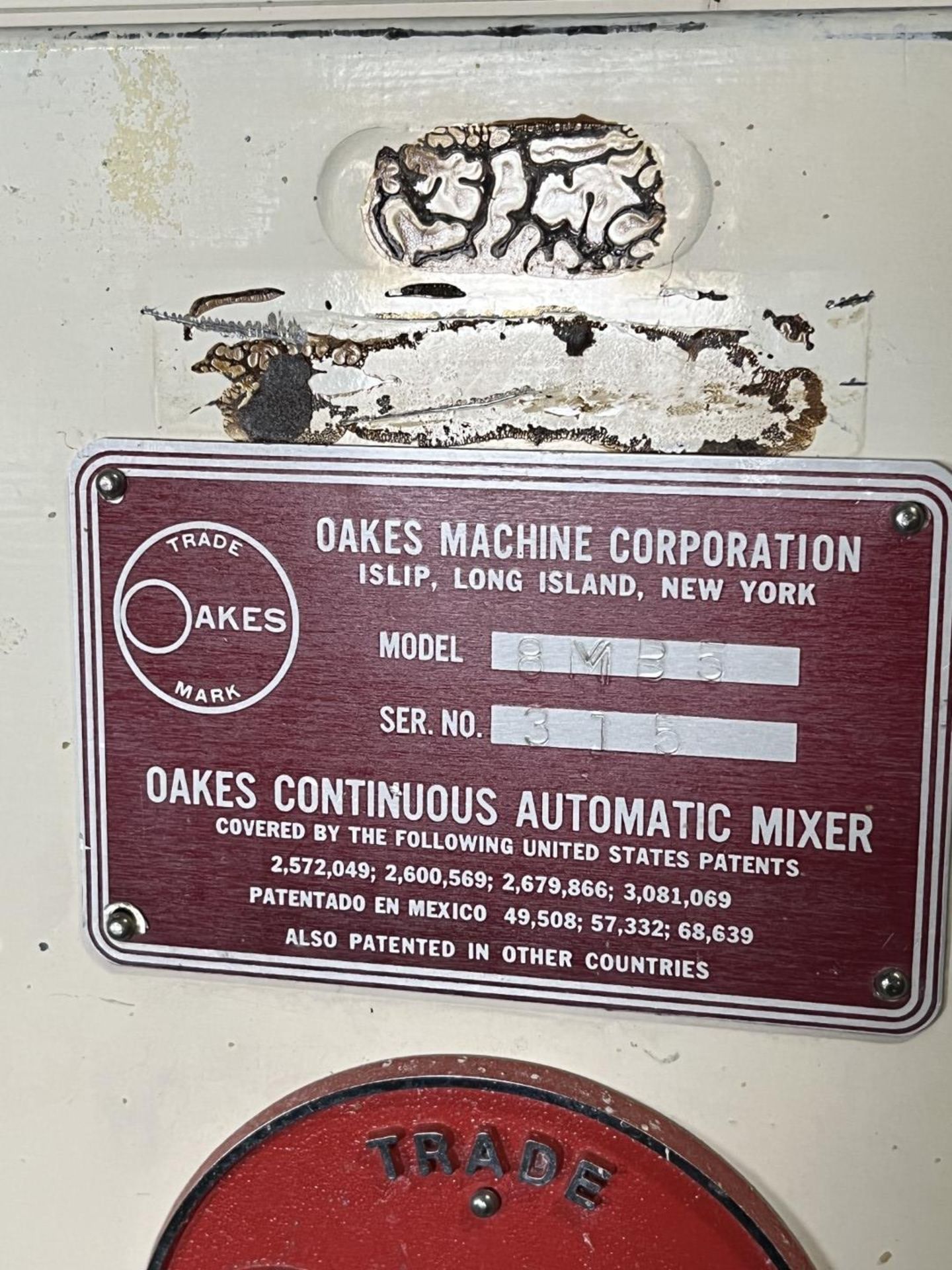 5 HP Oakes Continuous Mixer, Model 8MB5 - Image 2 of 6