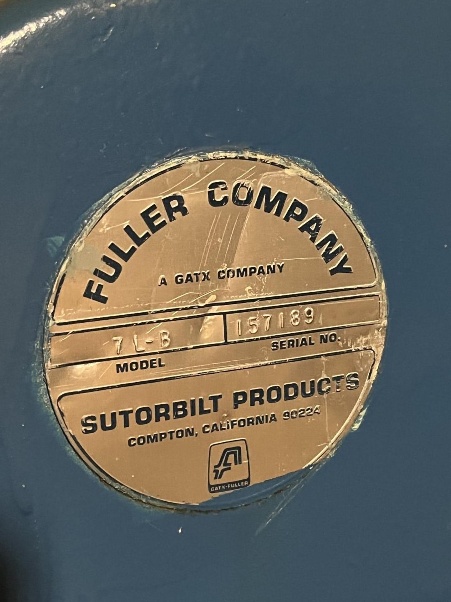 15 HP Fuller Blower, Model 7 L-B - Image 2 of 6