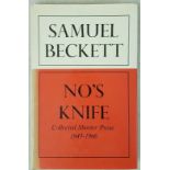 Samuel Beckett. No’s Knife – Collected Shorter Prose 1945-1966. 1975. Fine d.j.