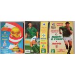 Republic Of Ireland International Soccer Match Programmes 1993 (6), 1994 (11) and 1995 (8) (25)