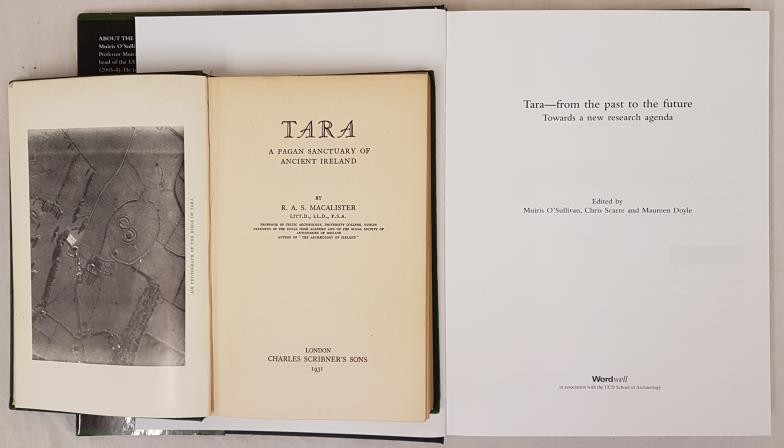 Tara: RAS Macalister, A Pagan Sanctuary of Ancient Ireland, L. 1931, 8vo, ex libris. Tara from the - Image 2 of 3