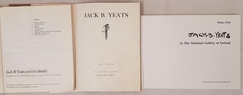 Jack B. Yeats: Cat the Dawson Gallery, 1966; Sligo 1971, JBY and his Family; Hilary Pyle, JBY in the - Image 2 of 2