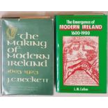 J.C. Beckett, The Making of Modern Ireland, 1603-1923, NY 1975, 8vo dj protected, vg. L.M. Cullen,