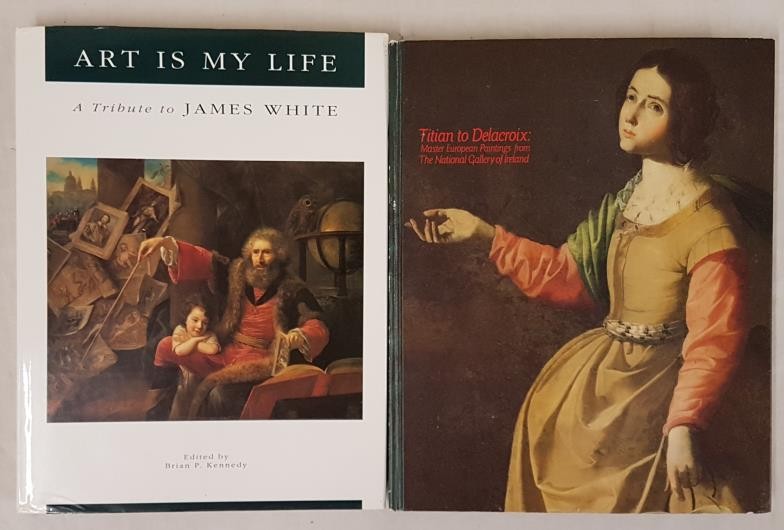 Art is my Life, a tribute to James White, folio, dj, 1991, ex libris GC, 216 pps, mint. Titan to