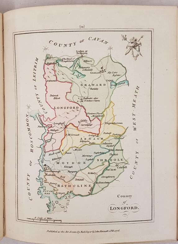 Bernard Scale. An Hibernian Atlas or General Description of The Kingdom of Ireland. Published - Image 5 of 6