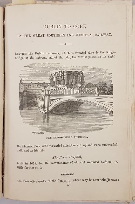 T J Westropp bound copy of 6 Tours or guides in Ireland, rebound by him as one vol Jan 1895 and with - Image 4 of 5