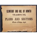 Clontarf and Hill of Howth Tramways Plans and Sections: Easter Sitting, 1894. 'M. H. Mills' -