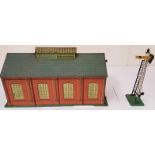 Hornby Engine Shed and Signal