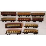 Collection of 10 Hornby Coaches to include Pullman; L.M.S. etc.