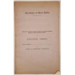 Great Southern and Western Railway - Tendered Document for the Construction of an Engine Shed