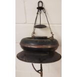 Signal Box Doughnut Style Ceiling Oil Lamp