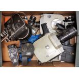 Collection of c.10 Vintage Cine Cameras