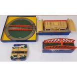 Collection of Four Hornby Dublo OO Gauge Accessories to include D1 Turntable, D1 Through Station, D1