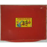 Meccano No. 4 with Instruction Book. 1945 to 1957. Wired into Original Box