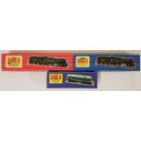 Three Hornby Dublo 00 Gauge Model Locomotives - 2220 Loco & Tender W.R. "Denbeigh Castle"; EDL T20