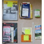 BRITISH RAIL 1970s – 2000s. BR Intercity Magazines and various Papers Pocket TTs Various booklet TTs