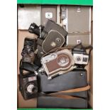 Collection of c.9 Cine Cameras, various ages