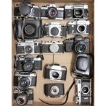 Collection of c.16 Vintage Cameras