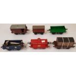 Collection of Six Hornby Wagons including NE, Royal Daylight and LNER, Door To Door Transport