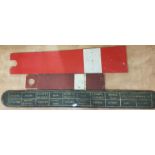 Handpainted Signal Board and 2No. Signal Arms