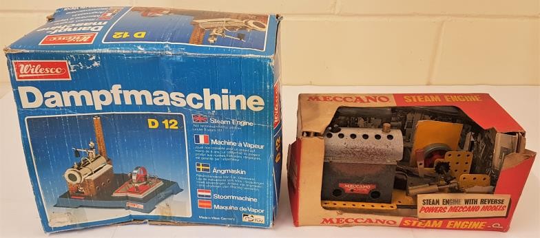 Wilesco D12 Steam Engine and a Meccano Steam Engine (2 Boxed) - Image 2 of 2
