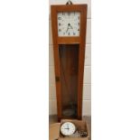 Rare Gents Master Clock with 24Hr Dial and Slave
