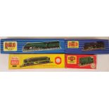 Four Hornby Dublo 00 Gauge Model Locomotives - 0-6-0 Diesel-Electric Shunting Locomotive; EDL18