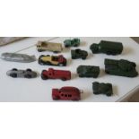 Dinky Toys; Tinplate models and Tin soldiers, early plastics models