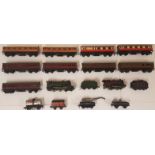 Trix 3-rail Prichley Castle 0.4 Loco with Tender and Carriages along with other Trix items