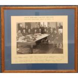 Framed photograph of Directors Meeting, G.N.R.I. Amien Street - the cast before becoming G.N.R.B.,