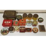 Collection of Vintage Shop Tins