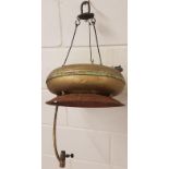 Signal Box Doughnut Style Ceiling Oil Lamp