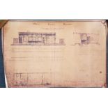 Two West Clare Railway Tea Room Plans; 1930's print copies