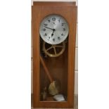 Oak Cased Master Clock